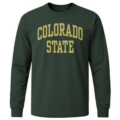 Colorado State University Classic Long Sleeve T-Shirt (Hunter Green)