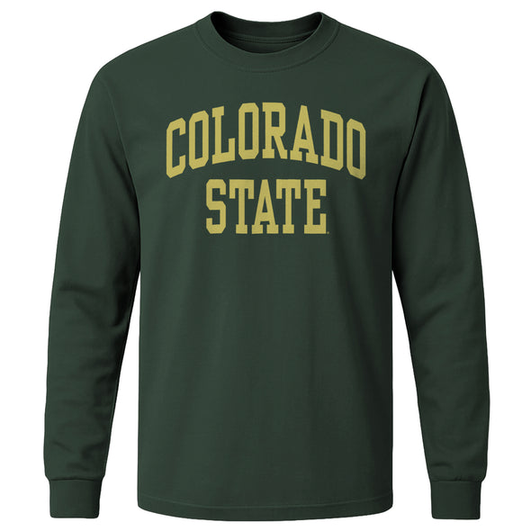 Colorado State University Classic Long Sleeve T-Shirt (Hunter Green)