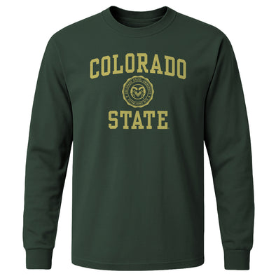 Colorado State University Heritage Long Sleeve T-Shirt (Hunter Green)