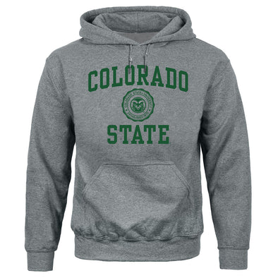 Colorado State University Heritage Hooded Sweatshirt (Charcoal Grey)