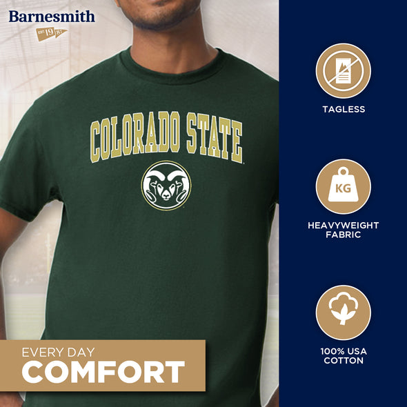 Colorado State University Spirit T-Shirt (Hunter Green)