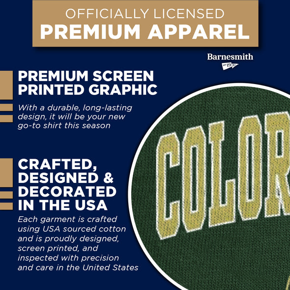 Colorado State University Spirit T-Shirt (Hunter Green)