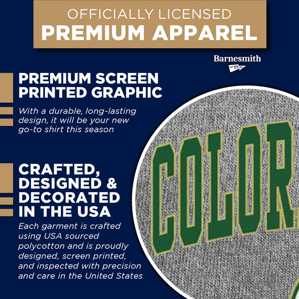 Colorado State University Spirit T-Shirt (Charcoal Grey)