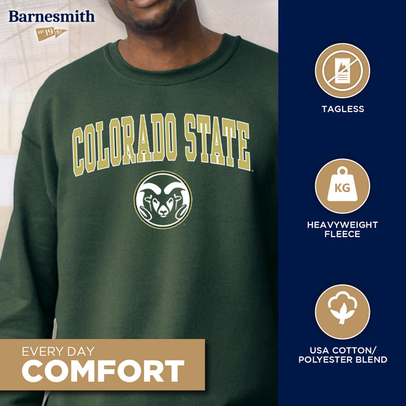 Colorado State University Spirit Sweatshirt (Hunter Green)