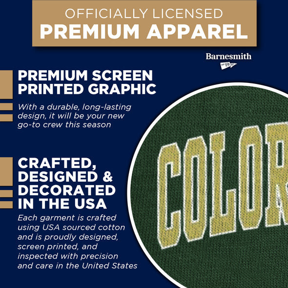 Colorado State University Spirit Sweatshirt (Hunter Green)
