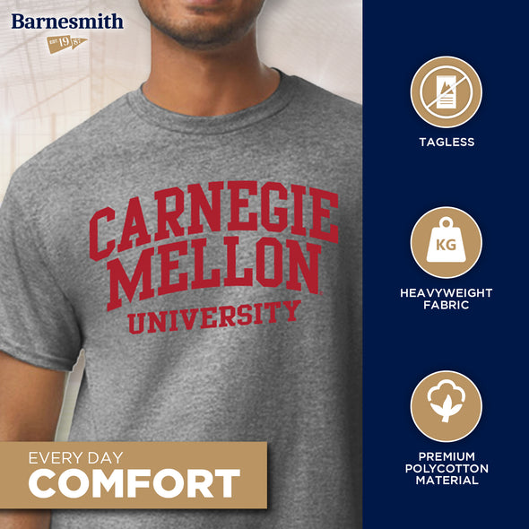 Carnegie Mellon University Classic T-Shirt (Charcoal Grey)