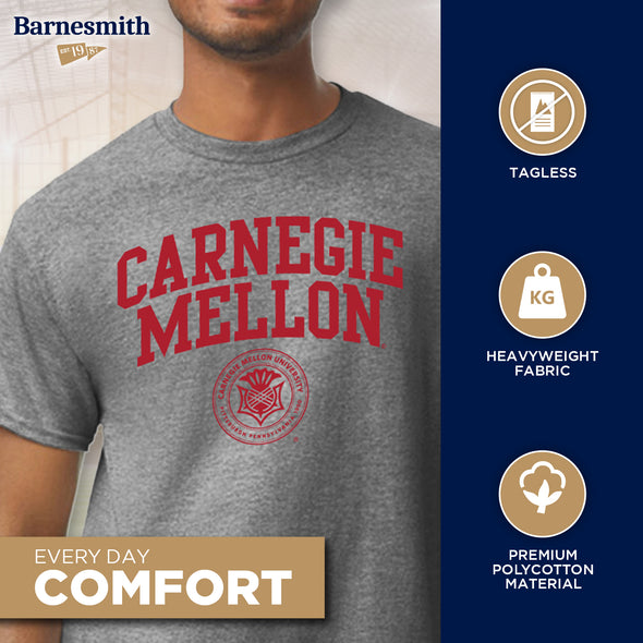 Carnegie Mellon University Heritage T-Shirt (Charcoal Grey)