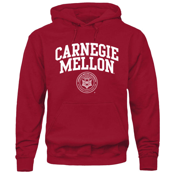 Carnegie Mellon University Heritage Hooded Sweatshirt (Cardinal)