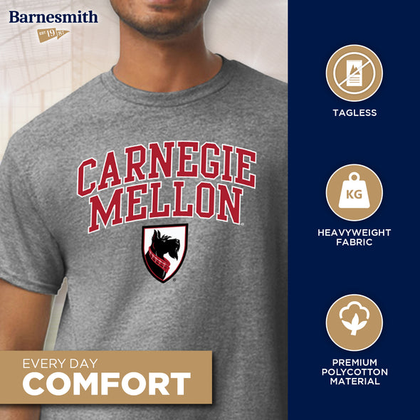 Carnegie Mellon University Spirit T-Shirt (Charcoal Grey)
