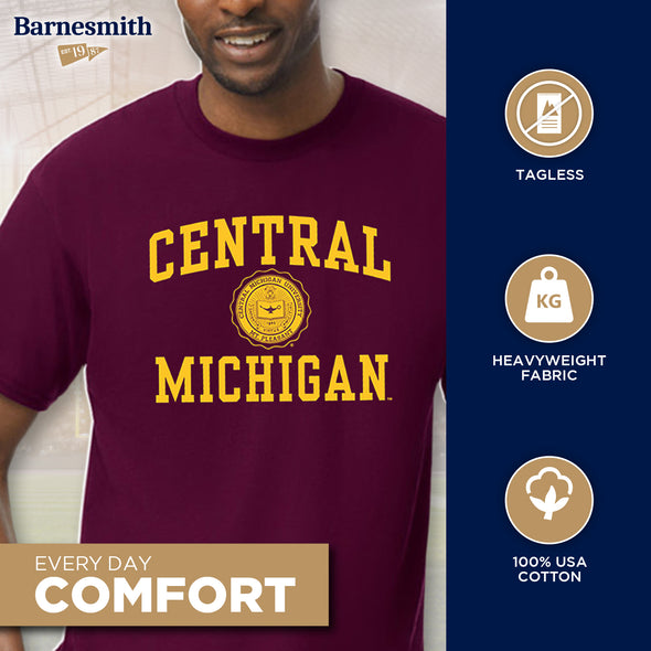 Central Michigan University Heritage T-Shirt (Maroon)