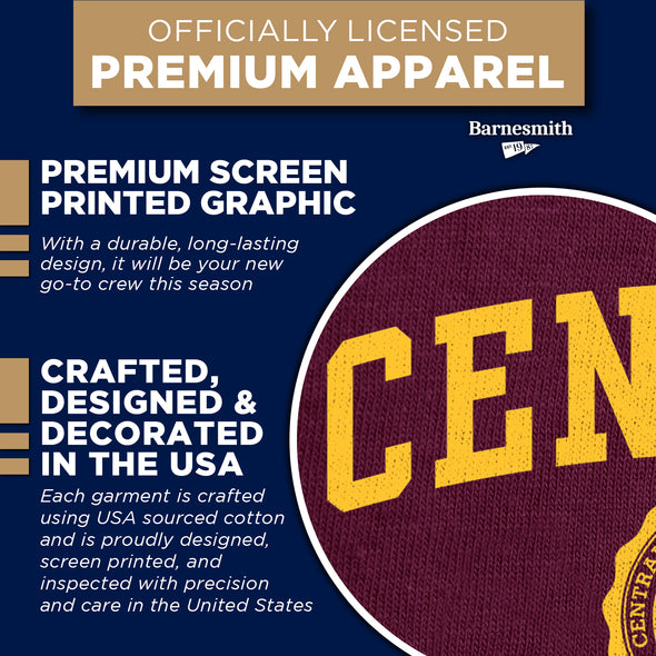 Central Michigan University Heritage Sweatshirt (Maroon)