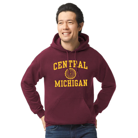 Central Michigan University Heritage Hooded Sweatshirt (Maroon)