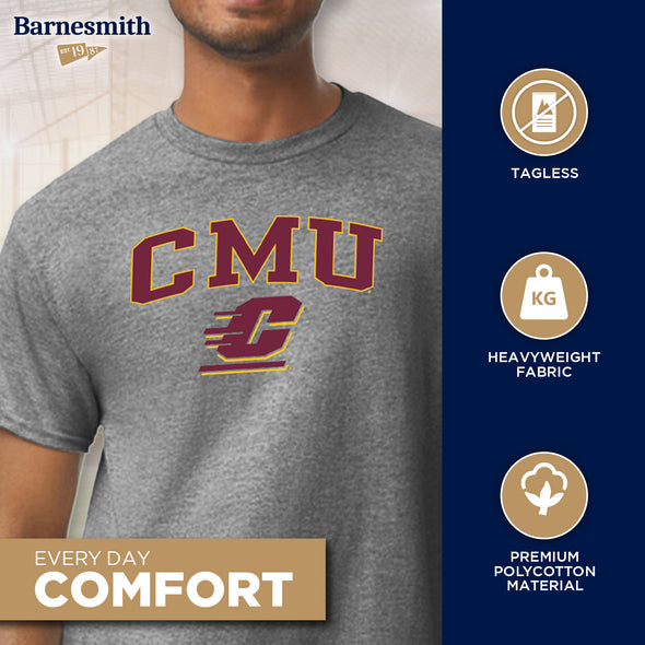Central Michigan University Spirit T-Shirt (Charcoal Grey)