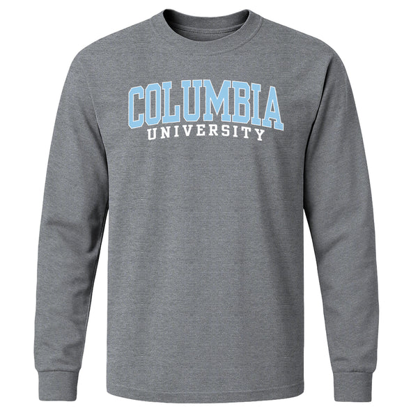 Columbia Classic Long Sleeve T-Shirt (Charcoal Grey)