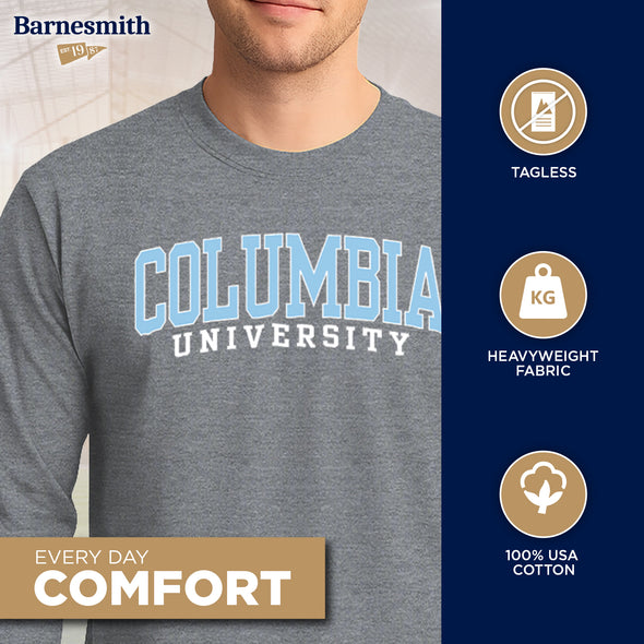 Columbia Classic Long Sleeve T-Shirt (Charcoal Grey)