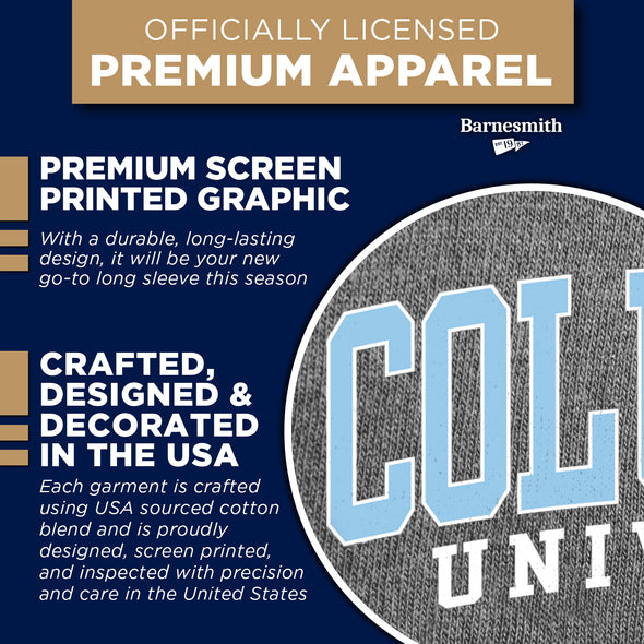 Columbia Classic Long Sleeve T-Shirt (Charcoal Grey)