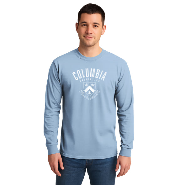 Columbia University Heritage Long Sleeve T-Shirt (Light Blue)