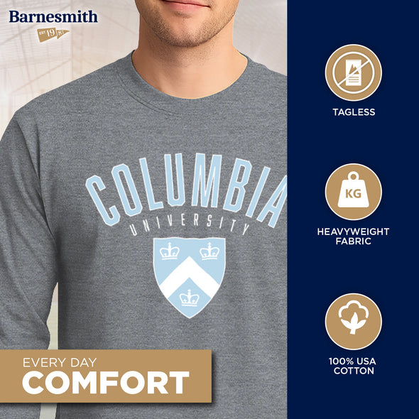 Columbia Heritage Long Sleeve T-Shirt II (Charcoal Grey)