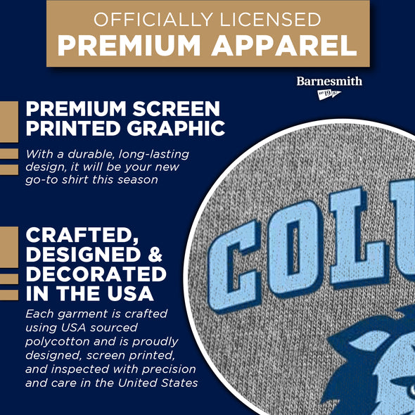 Columbia University Spirit T-Shirt (Charcoal Grey)