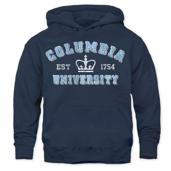 Columbia University Youth Hooded Sweatshirt (Navy)