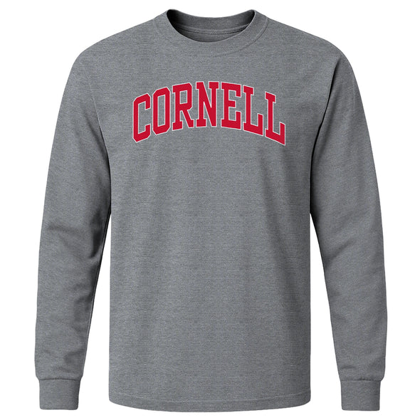 Cornell Classic Long Sleeve T-Shirt (Charcoal Grey)