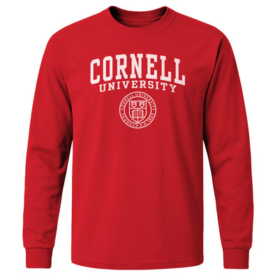 Cornell Heritage Long Sleeve T-Shirt (Red)