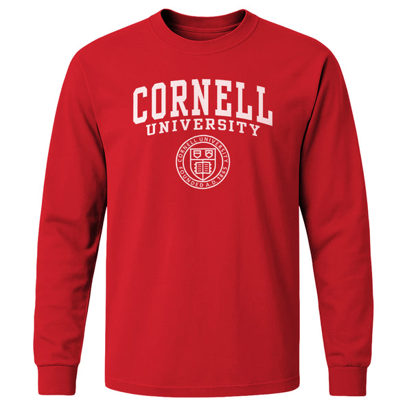 Cornell Heritage Long Sleeve T-Shirt (Red)