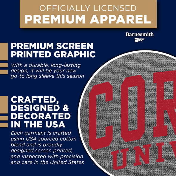 Cornell Heritage Long Sleeve T-Shirt (Charcoal Grey)