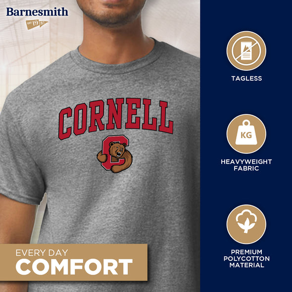 Cornell University Spirit T-Shirt (Charcoal Grey)