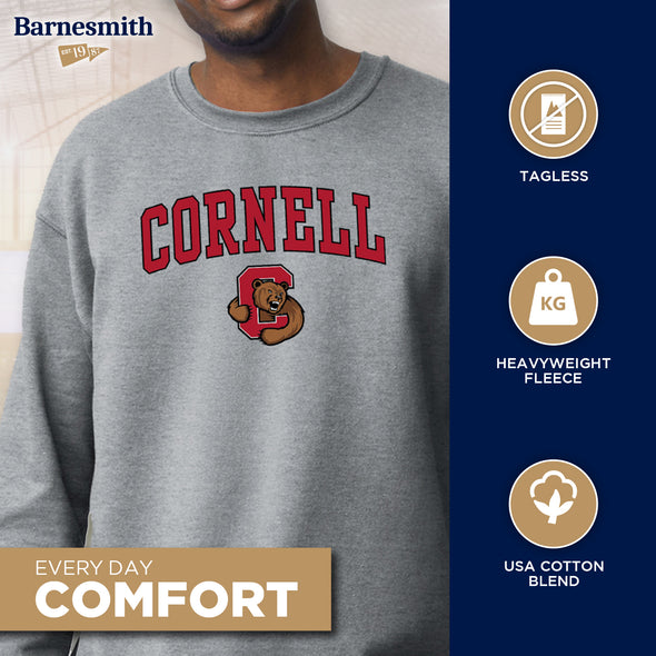 Cornell University Spirit Sweatshirt (Charcoal Grey)
