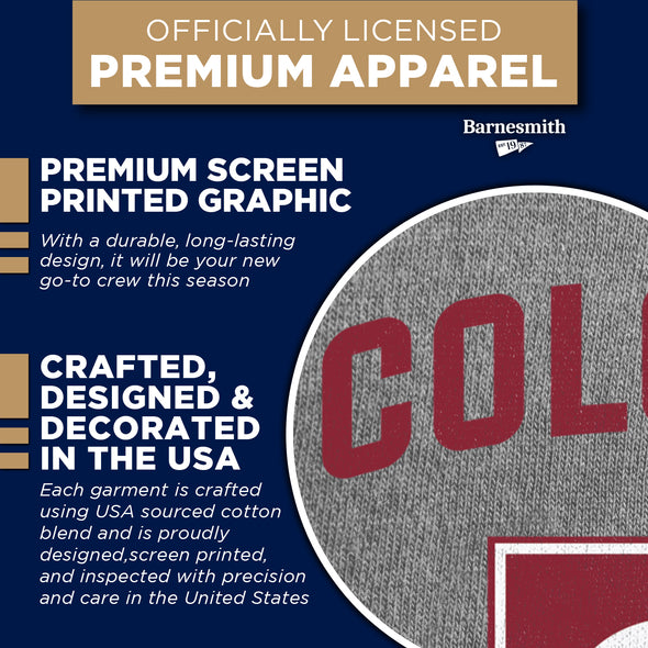 Colgate University Heritage Crewneck Sweatshirt (Charcoal)