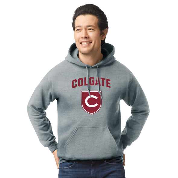 Colgate University Heritage Hooded Sweatshirt (Charcoal)