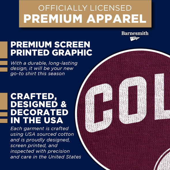 Colgate University Spirit T-Shirt (Maroon)