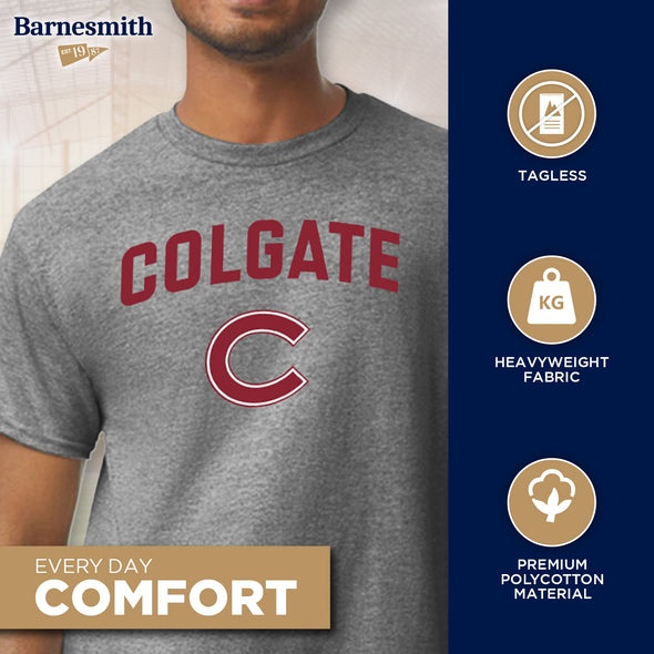 Colgate University Spirit T-Shirt (Charcoal Grey)