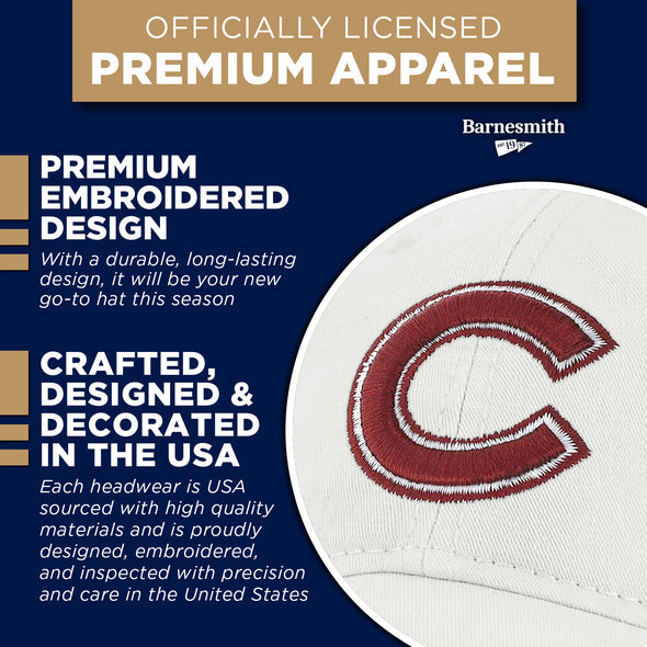 Colgate University Spirit Baseball Hat One-Size (White)