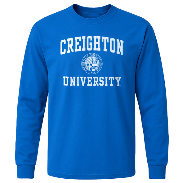 Creighton University Heritage Long Sleeve T-Shirt (Royal Blue)