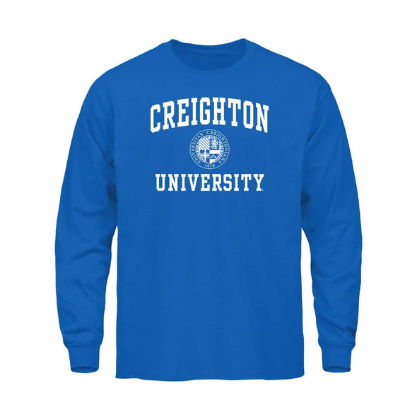 Creighton University Heritage Long Sleeve T-Shirt (Royal Blue)