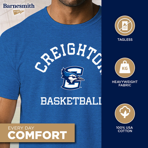 Creighton University Basketball T-Shirt (Royal Blue)