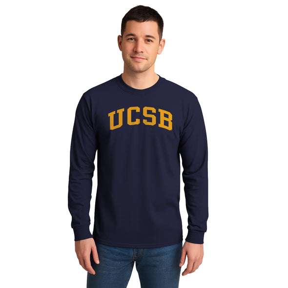 UC Santa Barbara Classic Long Sleeve T-Shirt (Navy)