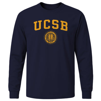 UC Santa Barbara Heritage Long Sleeve T-Shirt (Navy)