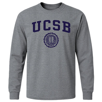 UC Santa Barbara Heritage Long Sleeve T-Shirt (Charcoal Grey)