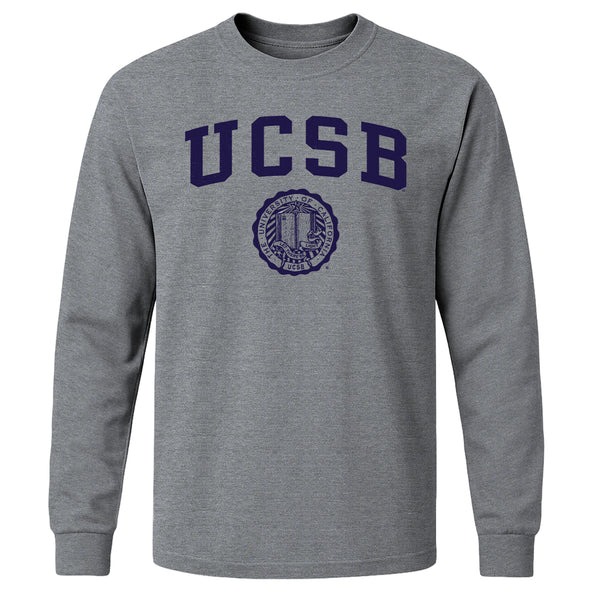 UC Santa Barbara Heritage Long Sleeve T-Shirt (Charcoal Grey)