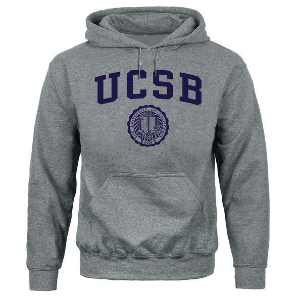 UC Santa Barbara Heritage Hooded Sweatshirt (Charcoal Grey)