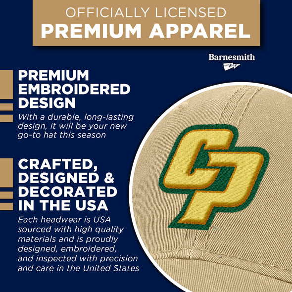 California State Polytechnic University Spirit Baseball Hat One-Size (Khaki)
