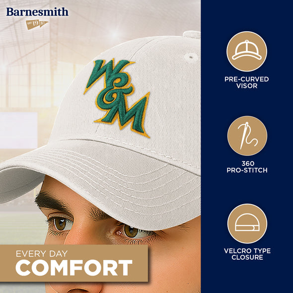 College of William & Mary Spirit Baseball Hat One-Size (White)