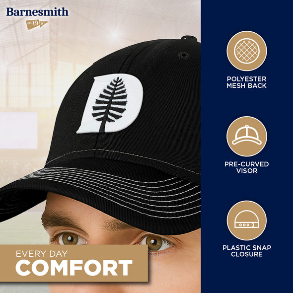 Dartmouth College Sideline Trucker Hat One-Size (Black/White)