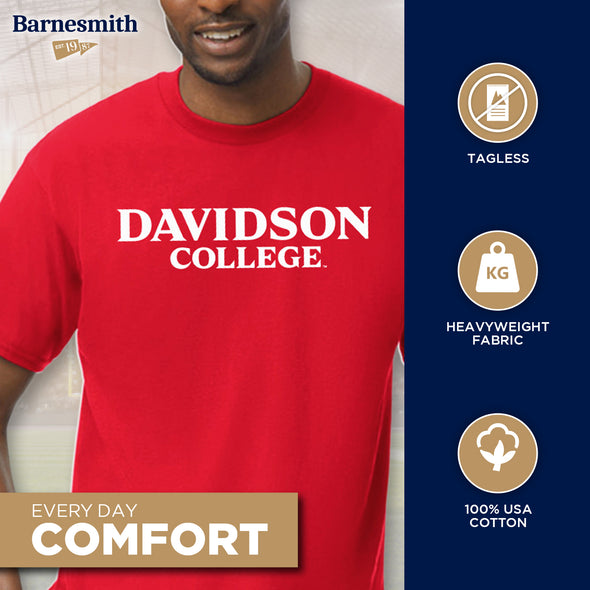 Davidson College Classic T-Shirt (Red)