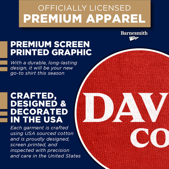 Davidson College Classic T-Shirt (Red)