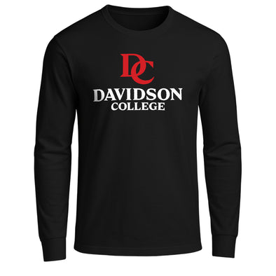 Davidson College Heritage Long Sleeve T-Shirt (Black)