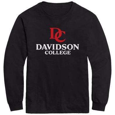 Davidson College Heritage Long Sleeve T-Shirt (Black)